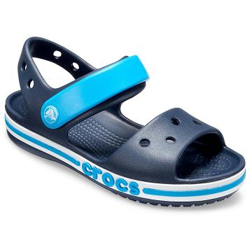 Crocs Bayaband Girls' Sandals Navy | Australia 1606ZUTG